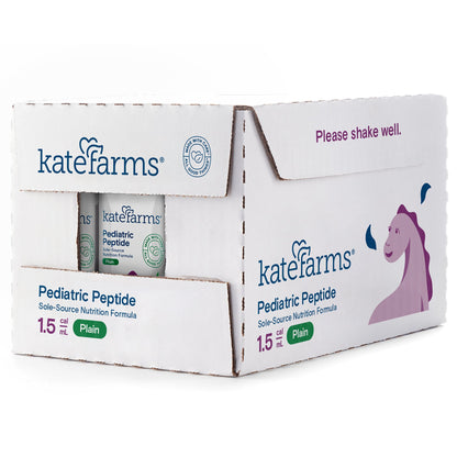 Kate Farms Pediatric Peptide 1.5 Pediatric Oral Supplement Plain Flavor 8.45 oz. Carton Liquid Organic Hydrolyzed Pea Protein (1184932_CS)