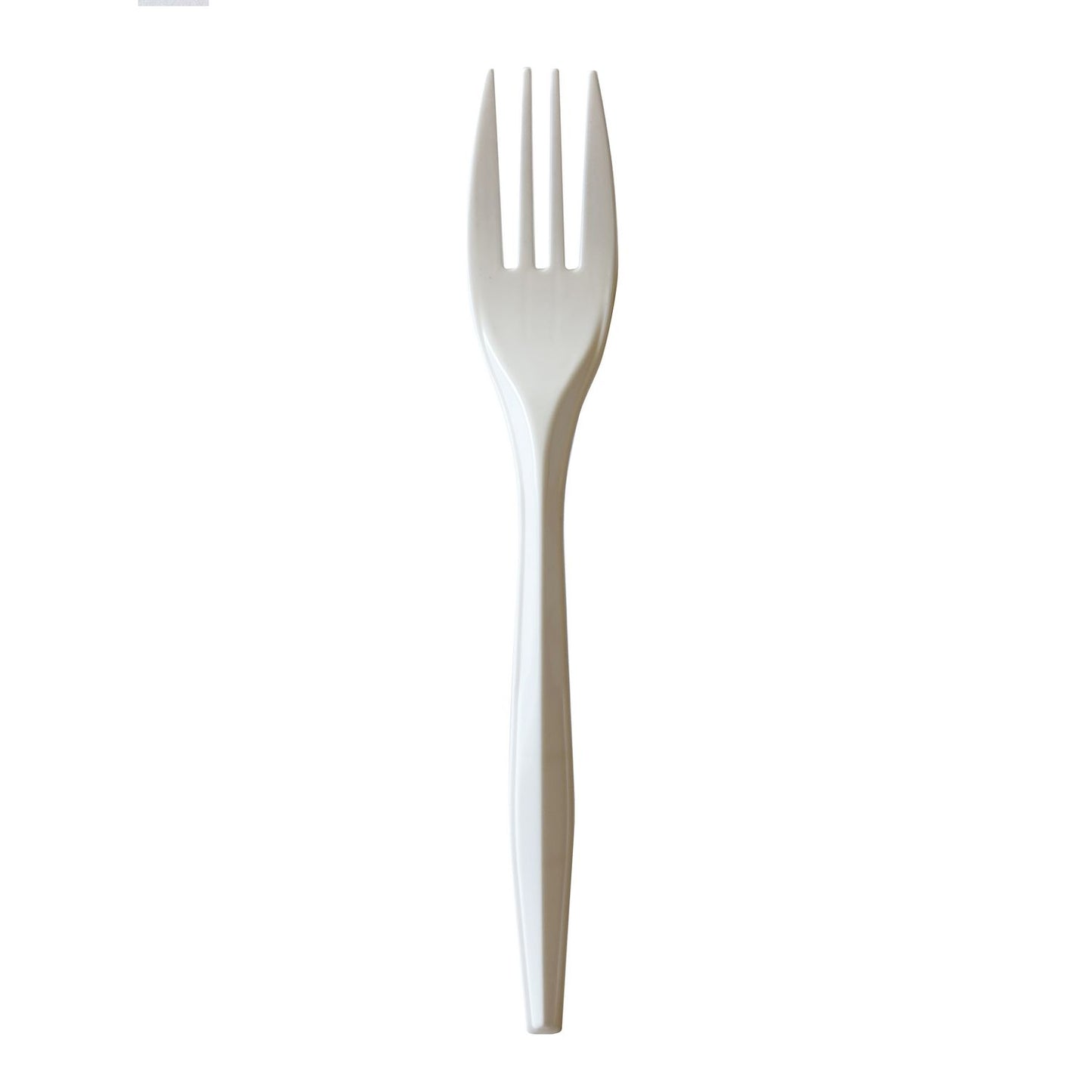 Boardwalk Mediumweight Polypropylene Cutlery, Fork, 5.51", Plastic, White, 1,000/Carton (BWKFORKPPMW)