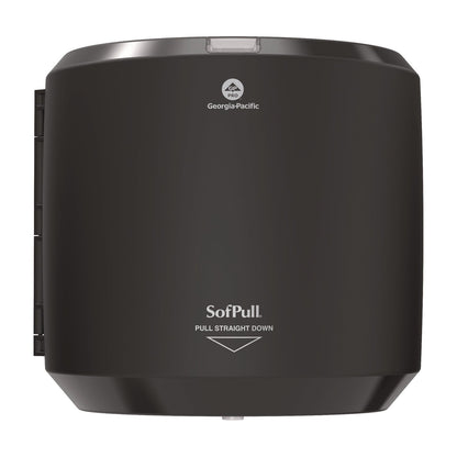 georgia-pacific-professional-sofpull-centerpull-hand-towel-dispenser-10-13-x-10-58-x-11-33-black-gpc58201b_1