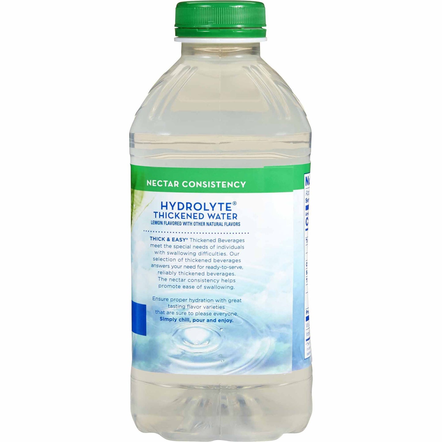Thick & Easy® Hydrolyte® Thickened Water 46 oz. Bottle Lemon Flavor Liquid IDDSI Level 2 Mildly Thick (797168_EA)