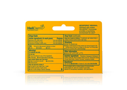 Neosporin® First Aid Antibiotic Bacitracin / Neomycin / Polymyxin B Ointment 0.5 oz. Tube (386810_TU)