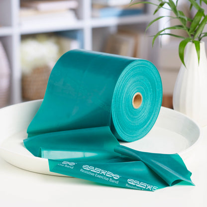 McKesson CanDo® Exercise Resistance Band Green 5 Inch X 50 Yard Medium Resistance (1073308_EA)
