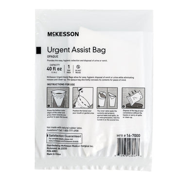 McKesson Emesis Bag 40 oz. White (1196425_BG)