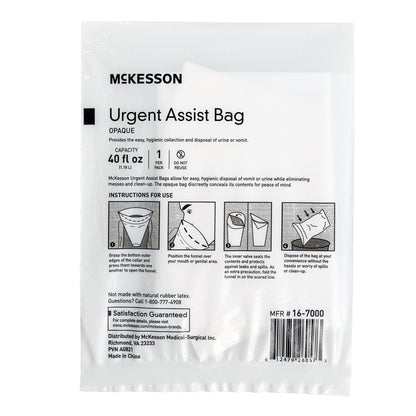 McKesson Emesis Bag 40 oz. White (1196425_BG)