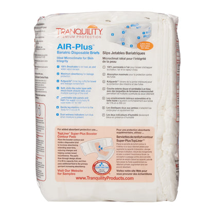 Tranquility® AIR-Plus™ Bariatric Unisex Adult Incontinence Brief 4 to 5X-Large Disposable Heavy Absorbency (763435_BG)