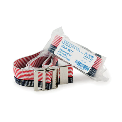 McKesson Gait Belt 60 Inch Length Stars and Stripes Design Polyester (865281_CS)