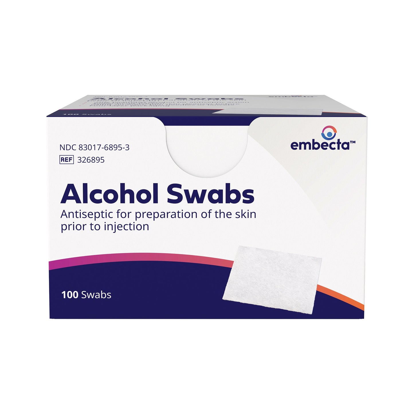 BD™ Alcohol Prep Pad 70% Strength Isopropyl Alcohol Individual Packet NonSterile (915121_BX)