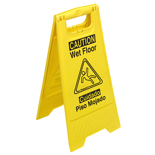 Impact® Wet Floor Sign, Yellow, English/Spanish, 6/Case (IMP9152WCT)