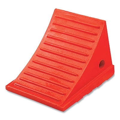 Checkers General Purpose Utility Wheel Chock, 30000 lb Load Capacity, 27 in to 35 in Tires, Orange (916-UC1700)