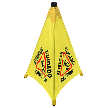 Impact® Pop Up Safety Cone w/ Mountable Holder, 31 Inch, Yellow, 24/Case (IMP9182)