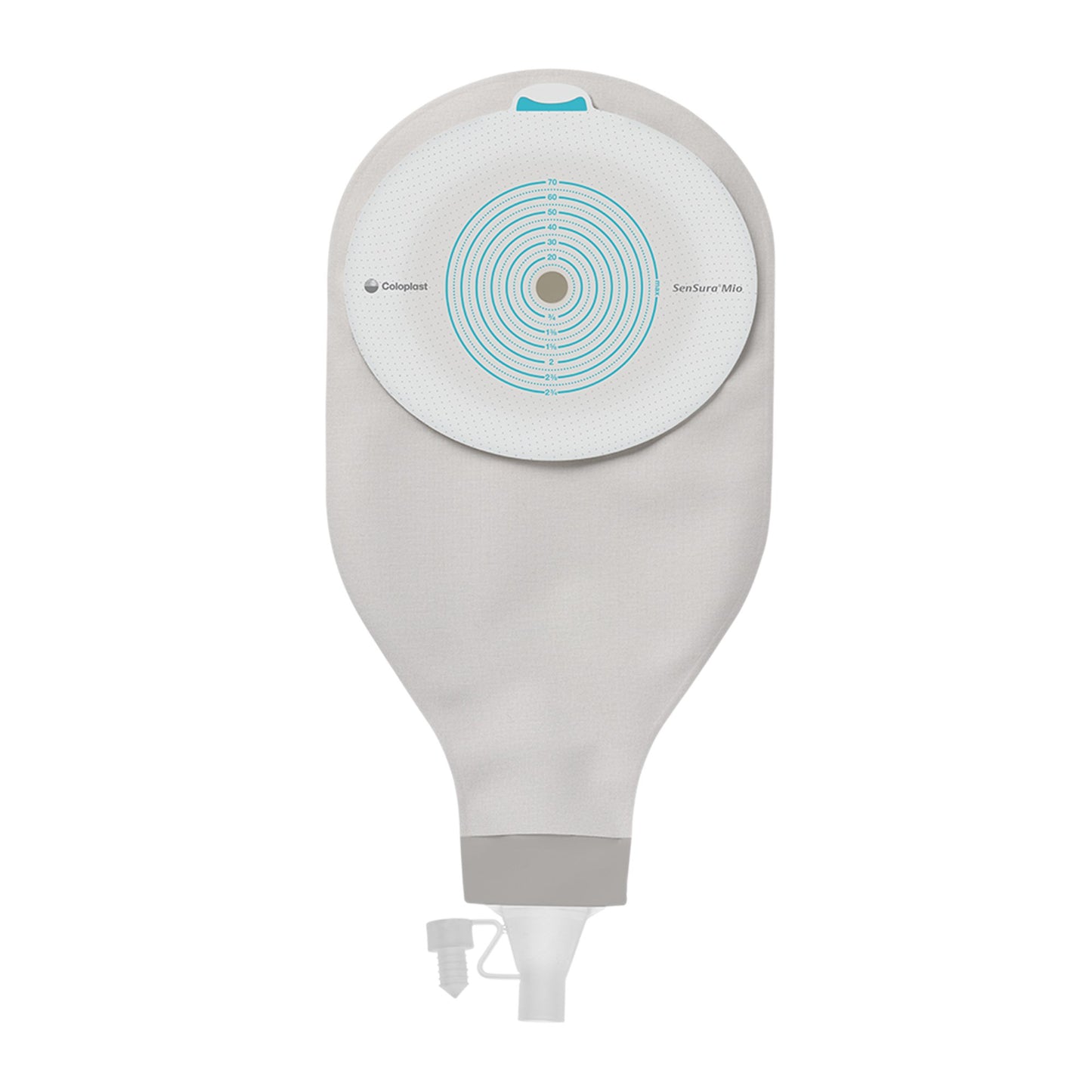 SenSura® Mio High Output Ostomy Pouch One-Piece System Flat, Trim to Fit 10 to 70 mm Stoma Drainable (1094135_BX)