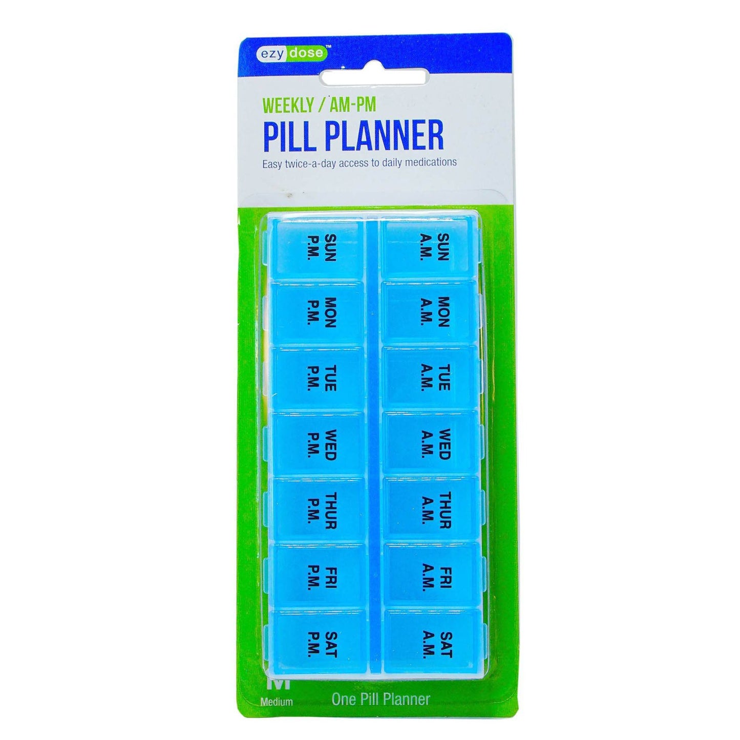 Ezy Dose® Pill Organizer Medium 7 Day 2 Dose (513552_EA)