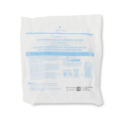 Astound® Non-Reinforced Surgical Gown with Towel Large Blue Sterile AAMI Level 3 Disposable (251111_EA)