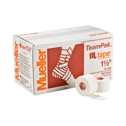 Mueller® Mtape Athletic Tape White 1-1/2 Inch X 15 Yard Cotton / Zinc Oxide NonSterile (351717_RL)