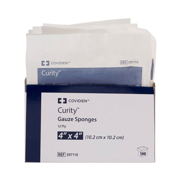 Curity™ Gauze Sponge 4 X 4 Inch 12-Ply Sterile 10 per Pouch (807703_TR)