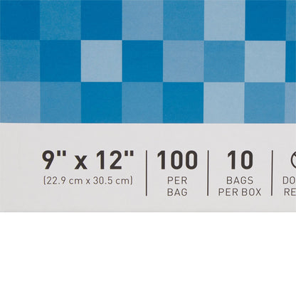 McKesson Reclosable Bag 9 X 12 Inch Polyethylene Clear Zipper Closure (911644_BX)