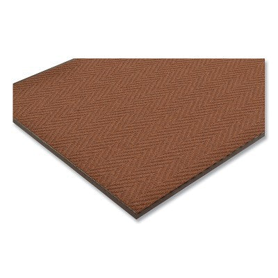 Notrax Low-Profile Light-Weight Chevron Entrance Mat, 105, 5/16 in x 3 ft W x 6 ft L, Needle-Punched Yarn, Vinyl Backing, Brown (921-105S0036BR)
