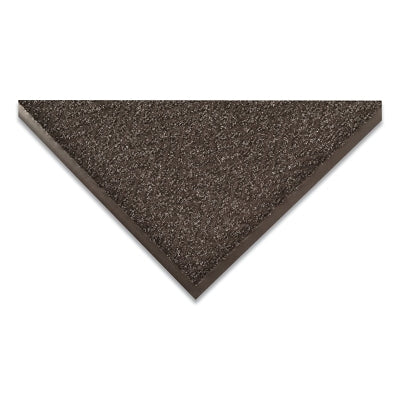 Notrax Low-Profile Light-Weight Chevron Entrance Mat, 105, 5/16 in x 3 ft W x 5 ft L, Needle-Punched Yarn, Vinyl Backing, Charcoal (921-105S0035CH)