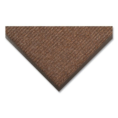 Notrax Brush Step® Low-Profile Scraper Entrance Mat, 109, 5/16 in x 2 ft W x 3 ft L, Needle-Punched Yarn, Vinyl Backing, Brown (921-109S0023BR)