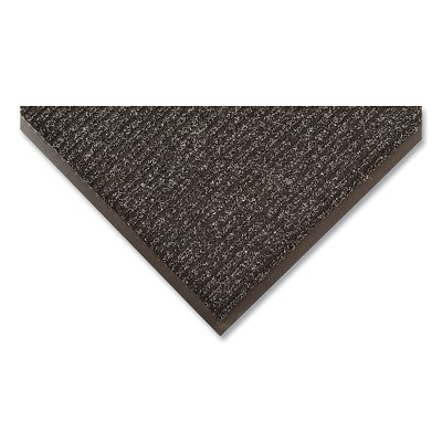 Notrax Brush Step® Low-Profile Scraper Entrance Mat, 109, 5/16 in x 2 ft W x 3 ft L, Needle-Punched Yarn, Vinyl Backing, Charcoal (921-109S0023CH)