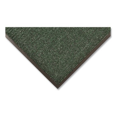 Notrax Brush Step® Low-Profile Scraper Entrance Mat, 109, 5/16 in x 3 ft W x 4 ft L, Needle-Punched Yarn, Vinyl Bckg, Hunter Green (921-109S0034GN)