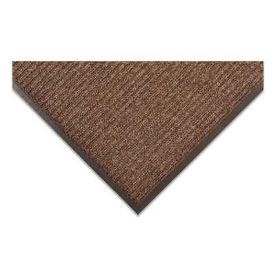 Notrax Brush Step® Low-Profile Scraper Entrance Mat, 109, 5/16 in x 3 ft W x 6 ft L, Needle-Punched Yarn, Vinyl Backing, Brown (921-109S0036BR)