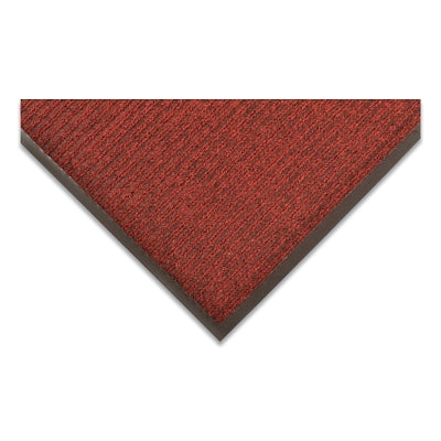 Notrax Brush Step® Low-Profile Scraper Entrance Mat, 109, 5/16 in x 3 ft W x 10 ft L, Needle-Punched Yarn, Vinyl Backing, Red/Black (921-109S0310RB)