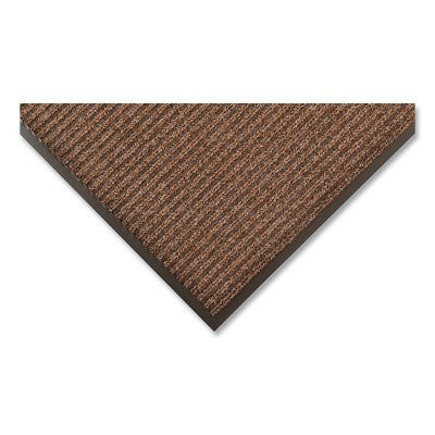Notrax Heritage Rib™ Heavy-Weight Scraper Entrance Mat, 117, 3/8 in x 2 ft W x 3 ft L, Needle-Punched Yarn, Vinyl Backing, Brown (921-117S0023BR)