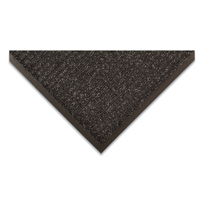 Notrax Heritage Rib™ Heavy-Weight Scraper Entrance Mat, 117, 3/8 in x 3 ft W x 4 ft L, Needle-Punched Yarn, Vinyl Backing, Charcoal (921-117S0034CH)