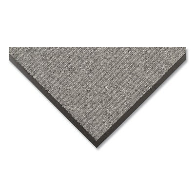 Notrax Heritage Rib™ Heavy-Weight Scraper Entrance Mat, 117, 3/8 in x 3 ft W x 4 ft L, Needle-Punched Yarn, Vinyl Backing, Gray (921-117S0034GY)