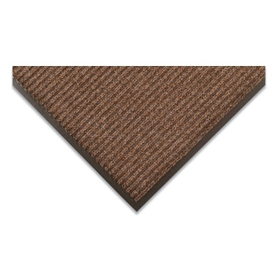 Notrax Heritage Rib™ Heavy-Weight Scraper Entrance Mat, 117, 3/8 in x 3 ft W x 5 ft L, Needle-Punched Yarn, Vinyl Backing, Brown (921-117S0035BR)