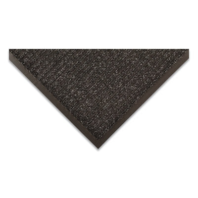 Notrax Heritage Rib™ Heavy-Weight Scraper Entrance Mat, 117, 3/8 in x 3 ft W x 6 ft L, Needle-Punched Yarn, Vinyl Backing, Charcoal (921-117S0036CH)