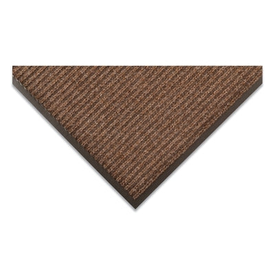Notrax Heritage Rib™ Heavy-Weight Scraper Entrance Mat, 117, 3/8 in x 3 ft W x 10 ft L, Needle-Punched Yarn, Vinyl Backing, Brown (921-117S0310BR)