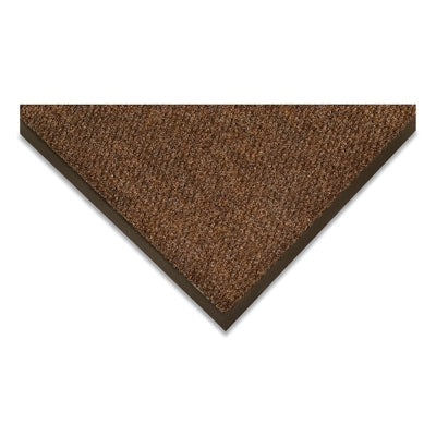 Notrax Polynib™ Debris Trapping Entrance Mat, 136, 3/8 in x 3 ft W x 10 ft L, 24 oz Poly Needle-Punched Yarn, Vinyl Backing, Brown (921-136S0310BR)