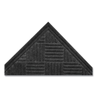 Notrax Diamond CTE™ Moisture and Debris Entrance Mat, 151, 3/8 in x 2 ft W x 3 ft L, 26 oz Loop-Pile Poly, CrumbRubberBckg, Charcoal (921-151S0023CH)