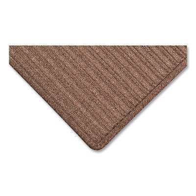 Notrax Barrier Rib™ Scraping and Drying Entrance Mat, 161, 3/8 in x 3 ft W x 5 ft L, 20 oz Tufted Loop-Pile Poly, Rubber, Brown (921-161S0035BR)