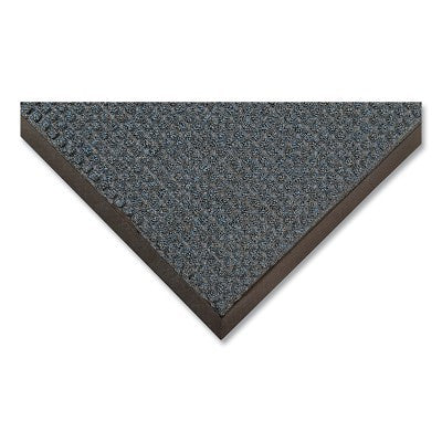 Notrax Guzzler™ Scraping and Moisture Trap Entrance Mat, 3/8 in x 3 ft W x 10 ft L, Polypropylene/Rubber, Slate Blue (921-166S0310BU)