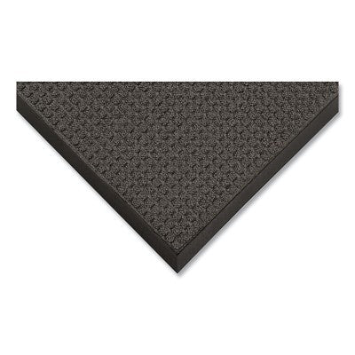 Notrax Guzzler™ Scraping and Moisture Trap Entrance Mat, 3/8 in x 2 ft W x 3 ft L, Polypropylene/Rubber, Charcoal (921-166S0023CH)