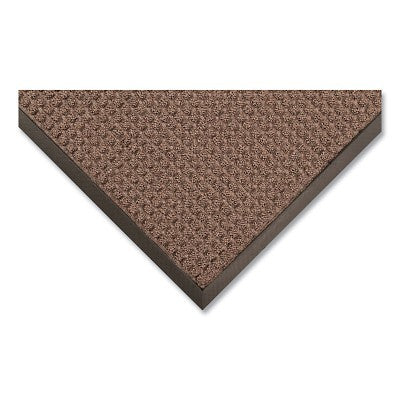 Notrax Guzzler™ Scraping and Moisture Trap Entrance Mat, 3/8 in x 3 ft W x 10 ft L, Polypropylene/Rubber, Brown (921-166S0310BR)