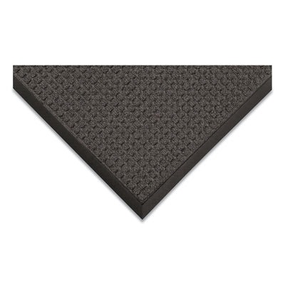 Notrax Guzzler™ Scraping and Moisture Trap Entrance Mat, 3/8 in x 3 ft W x 4 ft L, Polypropylene/Rubber, Charcoal (921-166S0034CH)
