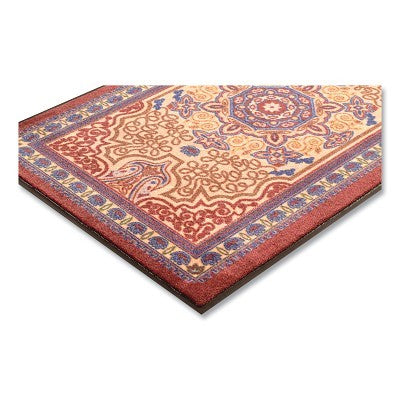 Notrax Orientrax® Moisture Absorbing Entrance Mat, 170, 3/8 in x 3 ft W x 5 ft L, 24 oz Twisted Nylon Fiber, Vinyl Backing, Burgundy (921-170S0035BD)