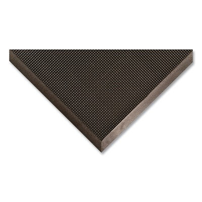 Notrax Rubber Brush™ Scraper Exterior Entrance Mat, 345, 1/2 in x 16 in W x 24 in L, Natural Rubber, Black (921-345S1624BL)