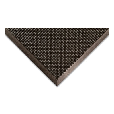 Notrax Rubber Brush™ Scraper Exterior Entrance Mat, 345, 1/2 in x 24 in W x 32 in L, Natural Rubber, Black (921-345S2432BL)