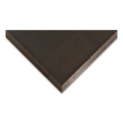 Notrax Rubber Brush™ Scraper Exterior Entrance Mat, 345, 1/2 in x 36 in W x 70 in L, Natural Rubber, Black (921-345S3672BL)