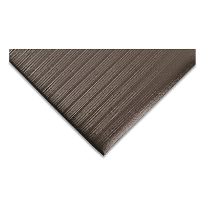 Notrax Airug® Anti-Fatigue Mat, 410, 5/8 in x 3 ft W x 5 ft L, PVC Foam, Black (921-410S0535BL)