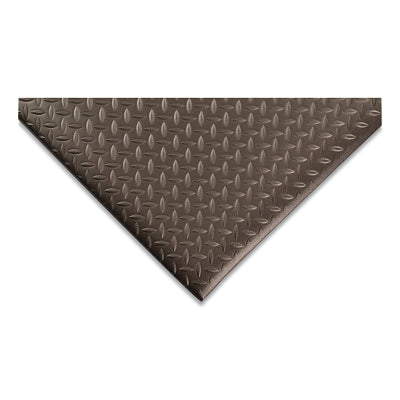 Notrax Diamond Sof-Tred™ Dyna-Shield® Anti-Fatigue Mat, 419, 1/2 in x 3 ft W x 4 ft L, PVC Foam, Black (921-419S0034BL)
