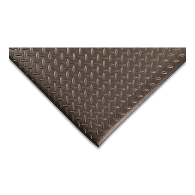 Notrax Diamond Sof-Tred™ Dyna-Shield® Anti-Fatigue Mat, 419, 1/2 in x 3 ft W x 5 ft L, PVC Foam, Black (921-419S0035BL)