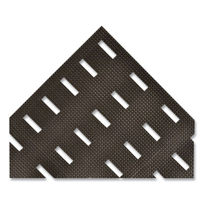 Notrax Cushion-Dek™ Anti-Slip Mat, 420, 7/16 in x 2 ft W x 6 ft L, 100% Recycled PVC, Black (921-420S0026BL)