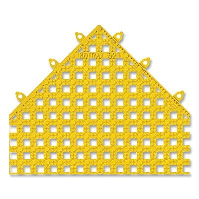 Notrax Modular Lok-Tyle™ Interlocking Drainage Mat, 523, 1/2 in x 12 in W x 12 L, PVC, Yellow (921-523S1212YL)