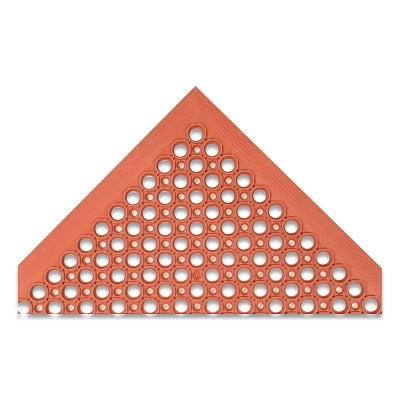 Notrax Sanitop® Drainage Anti-Fatigue Mat, 562, 1/2 in x 3 ft W x 10 ft L, Nitrile, Red (921-562S0310RD)